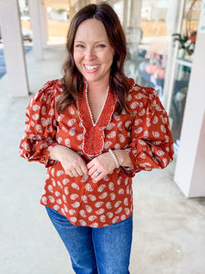 Rustwood Bloom Blouse