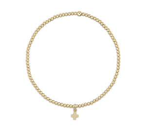 Enewton Classic Gold 2mm Small Cross Charm