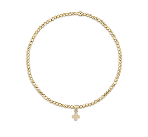 Enewton Classic Gold 2mm Small Cross Charm