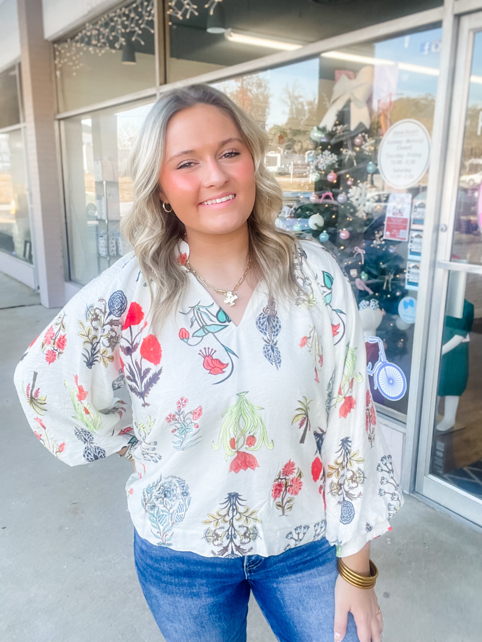 Meadow Muse Blouse: Plus