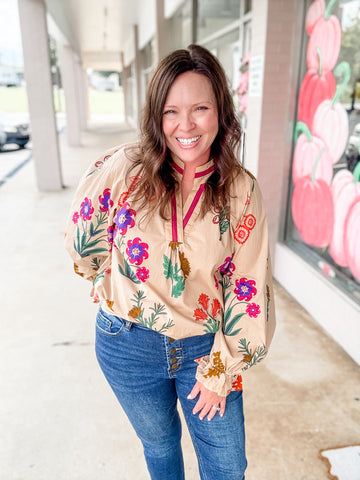 Bloom & Vine Blouse:  Plus