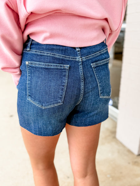 Criss Cross Shorts by Judy Blue