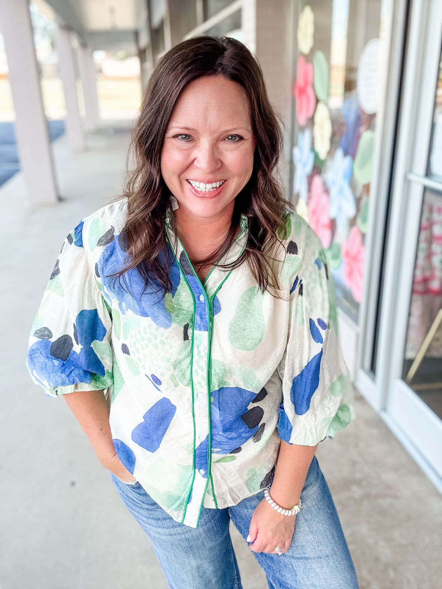 Kathy Watercolor Top