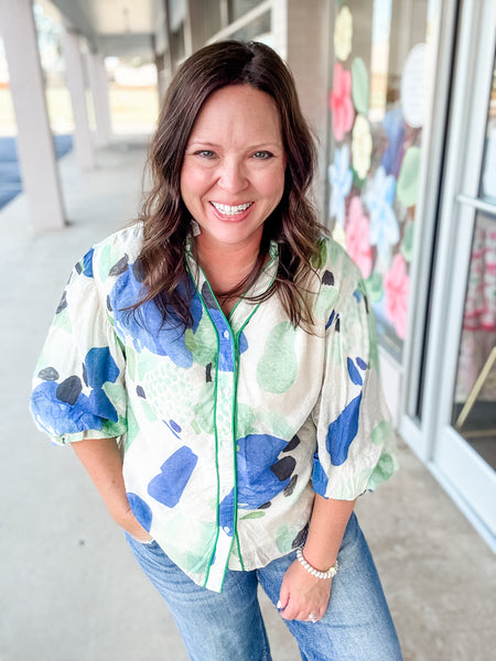 Kathy Watercolor Top