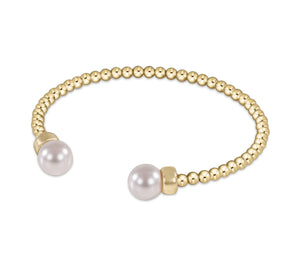 Enewton Classic Gold 3mm Bead Pearl Cuff