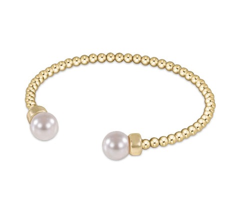 Enewton Classic Gold 3mm Bead Pearl Cuff
