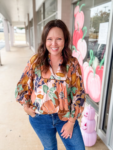 Sunset Petals Top