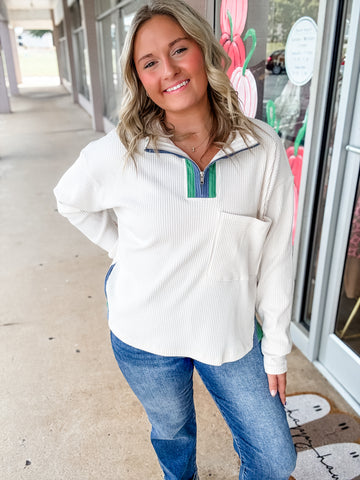 Coastal Breeze Half-Zip