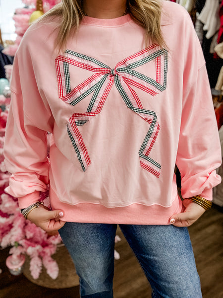 Festive Bow Crewneck