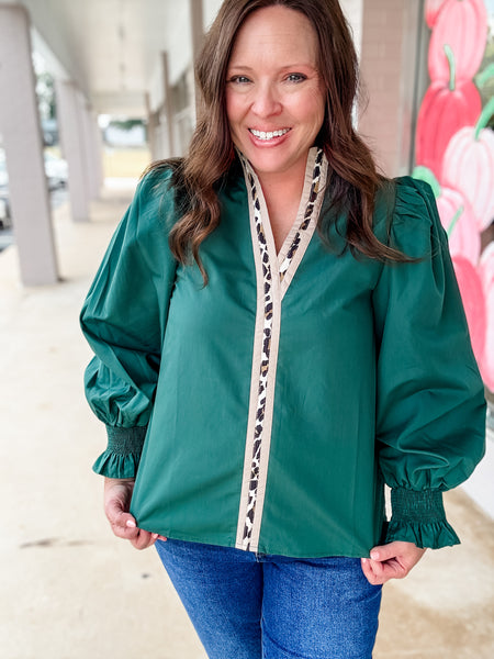 Emerald Grace Blouce