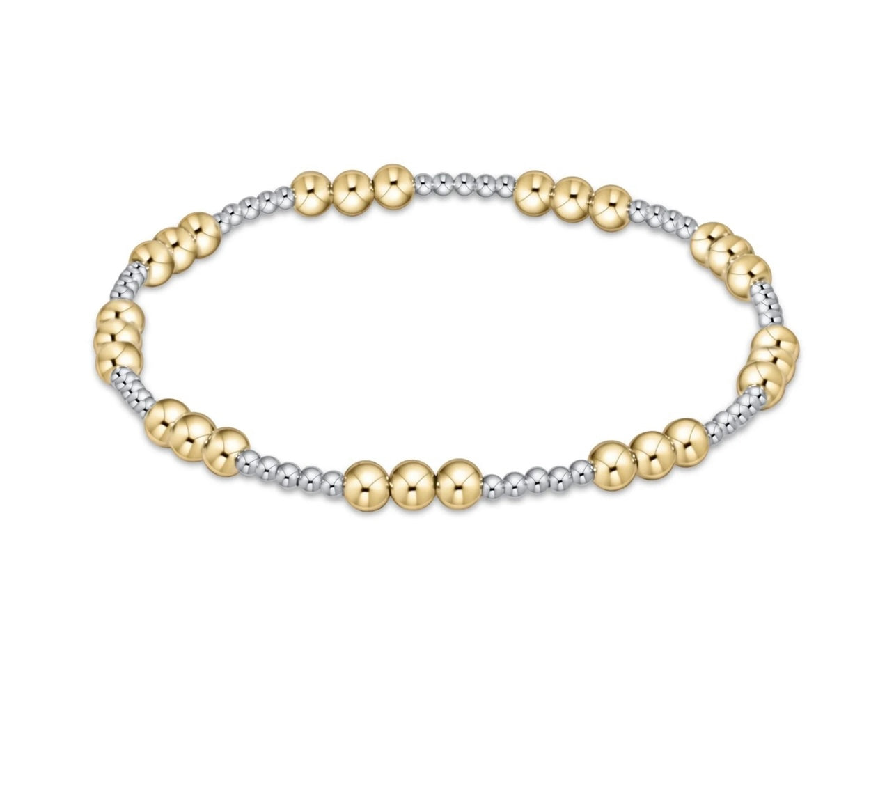 Enewton Classic Joy 4mm Bracelet: Mixed Metal
