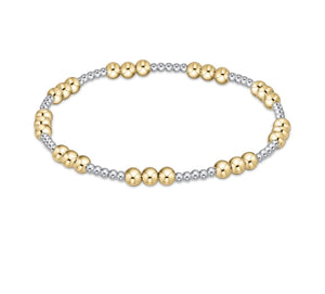 Enewton Classic Joy 4mm Bracelet: Mixed Metal