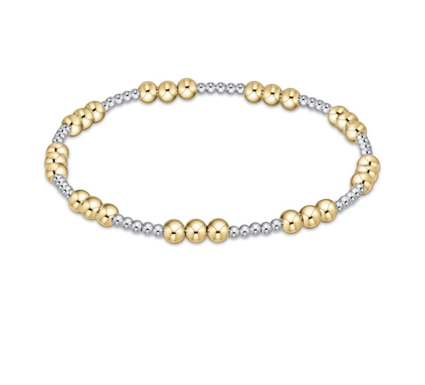 Enewton Classic Joy 4mm Bracelet: Mixed Metal