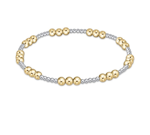 Enewton Classic Joy 4mm Bracelet: Mixed Metal