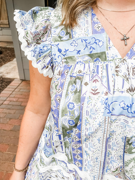 Blue & Dainty Dress