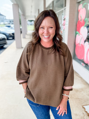 Mocha Mornings Top