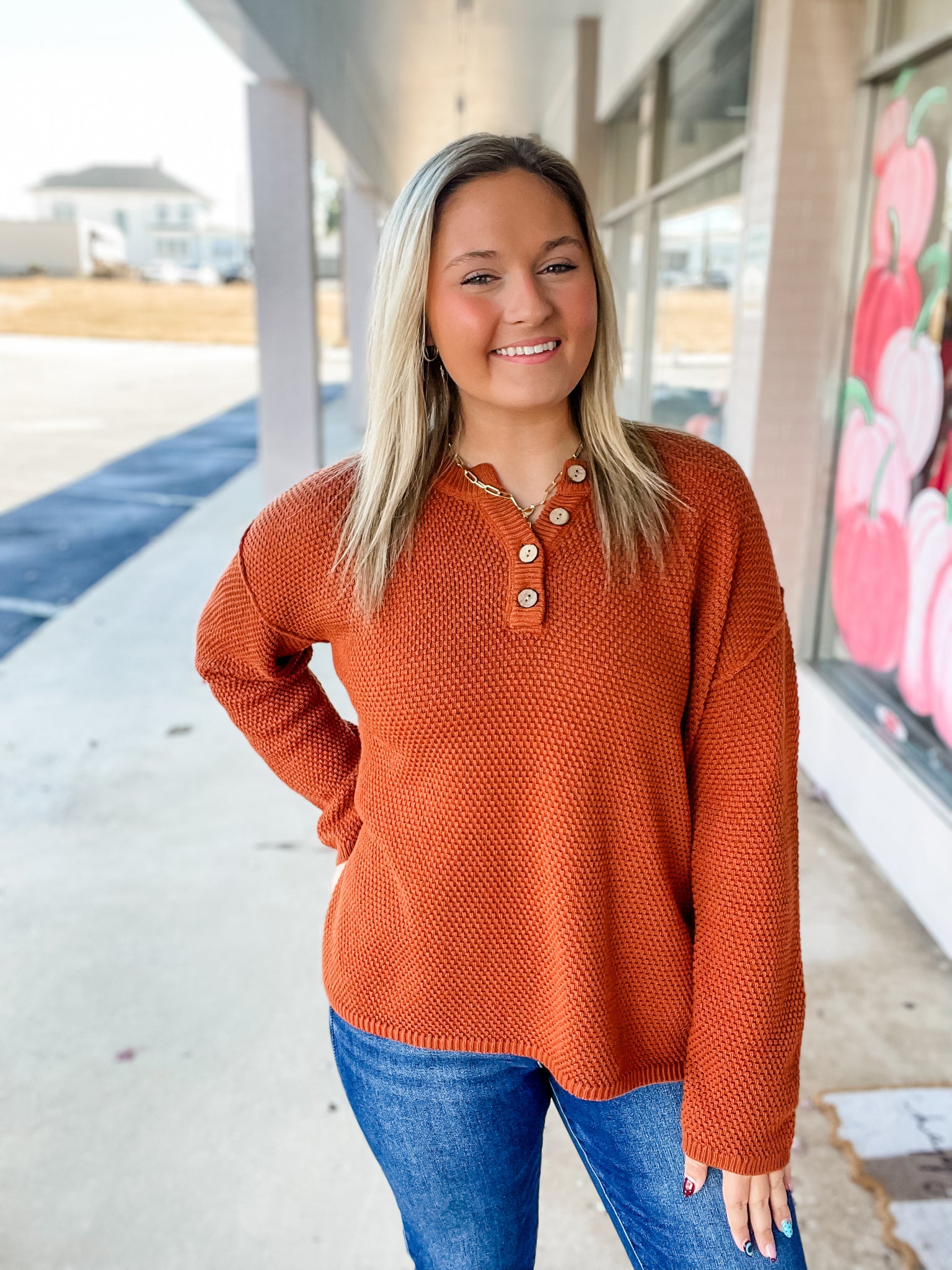 Rustic Ember Henley