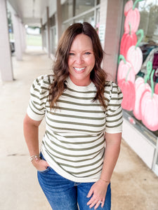 Apple Orchard Stripes Top