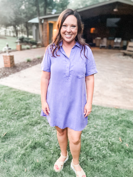 Day By Day Dress:  purple