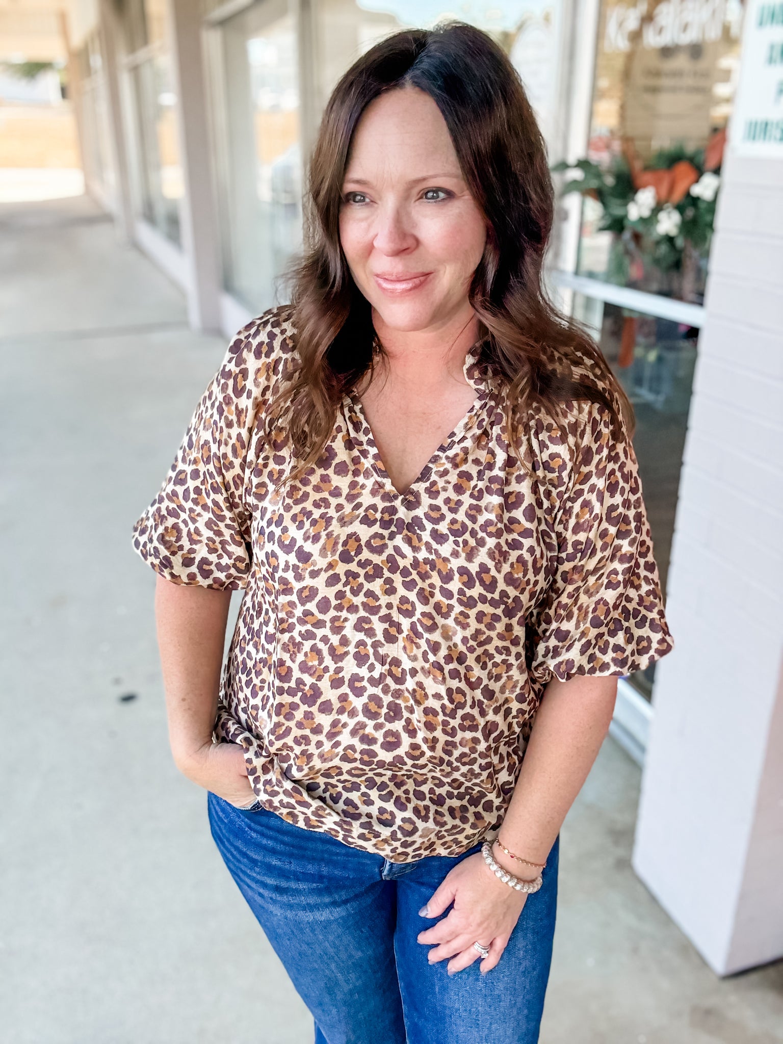 Wild Streak Leopard Top