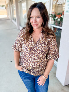 Wild Streak Leopard Top