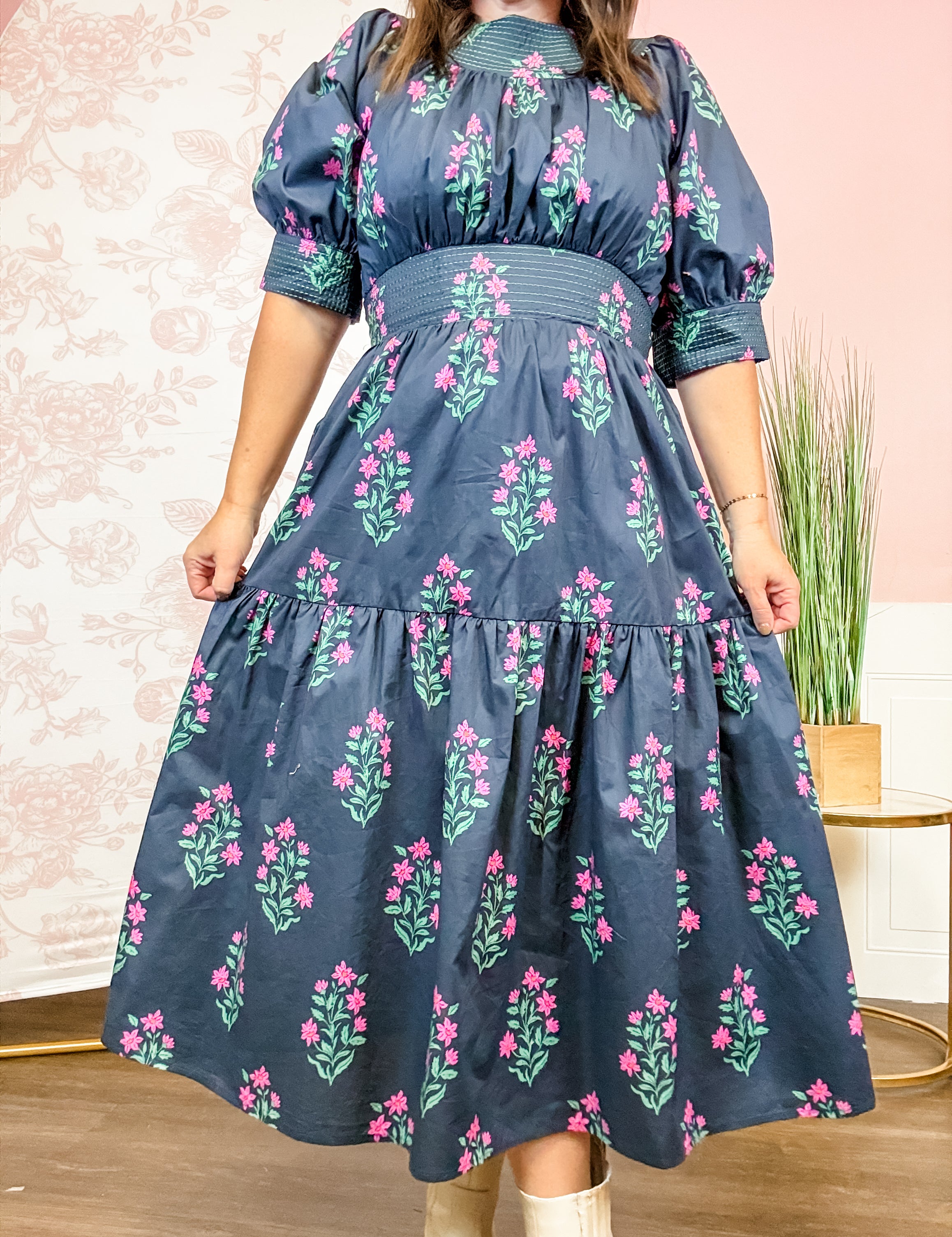 The After Dark Floral Dress