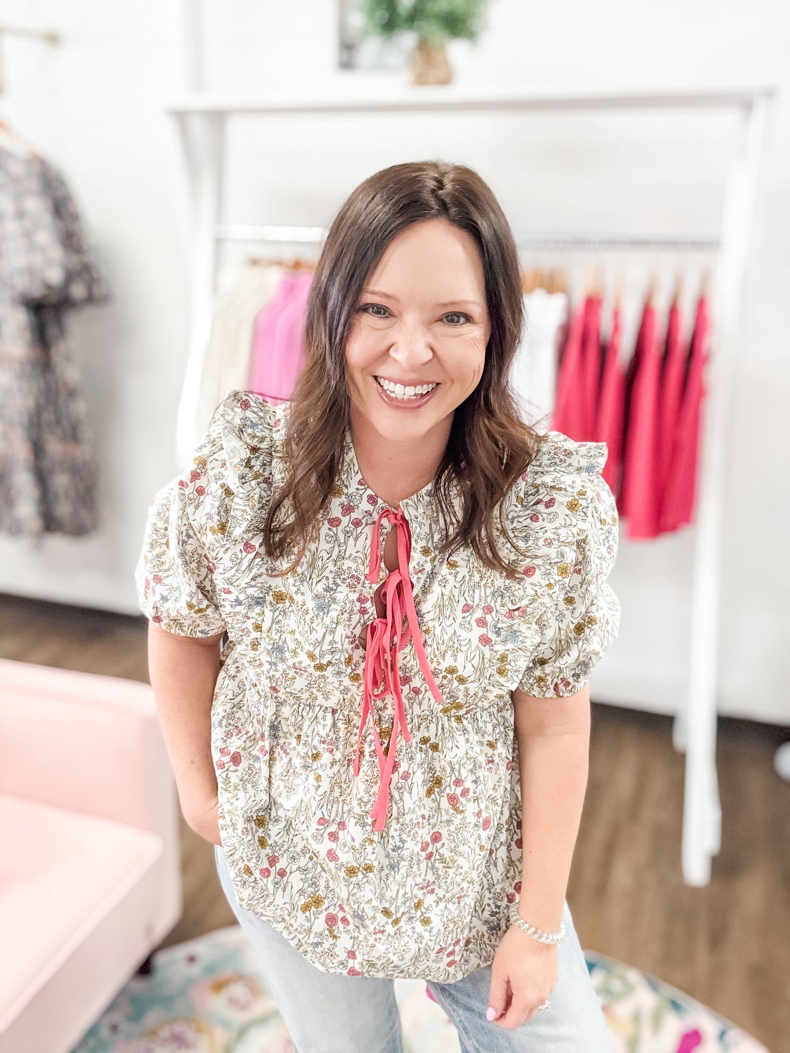 Spring Floral Top