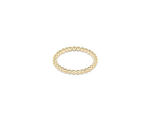 Enewton Classic Gold Bead 2mm Ring