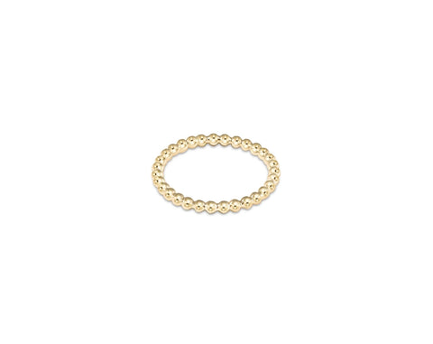 Enewton Classic Gold Bead 2mm Ring