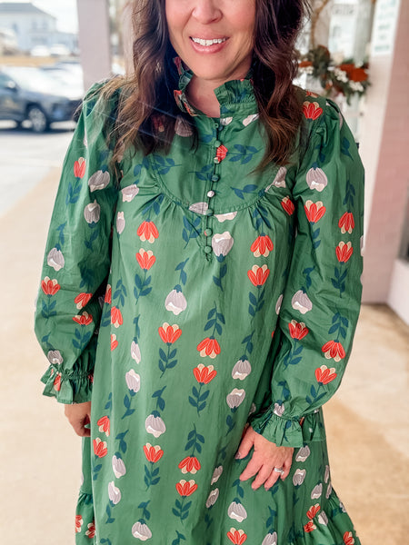 Meadow Bloom Maxi Dress