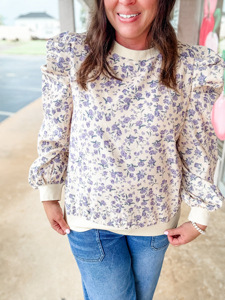 Lavender Meadow Top