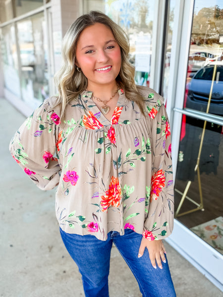 Garden Bloom Babydoll Top