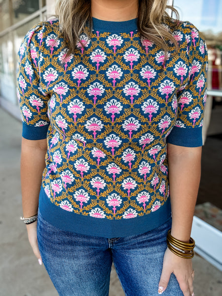 Garden Tapestry Sweater