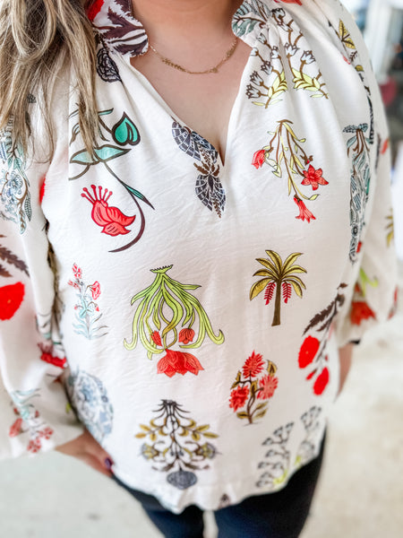 Meadow Muse Blouse: Plus