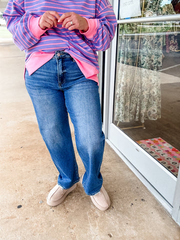 Rise Denim Tummy-Control Jeans