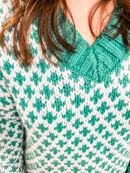 Clover Sweater:  green