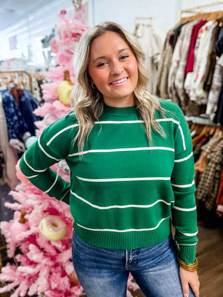 Evergreen Stripes Sweater