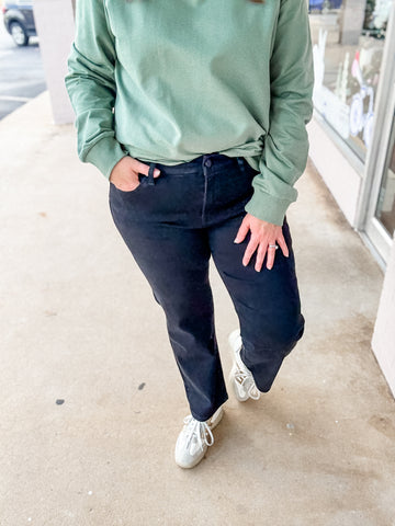 Mica Midnight Essential Straight Jeans