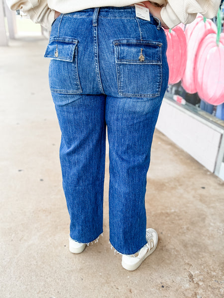 Lovervet Utility Crop Straight Jeans