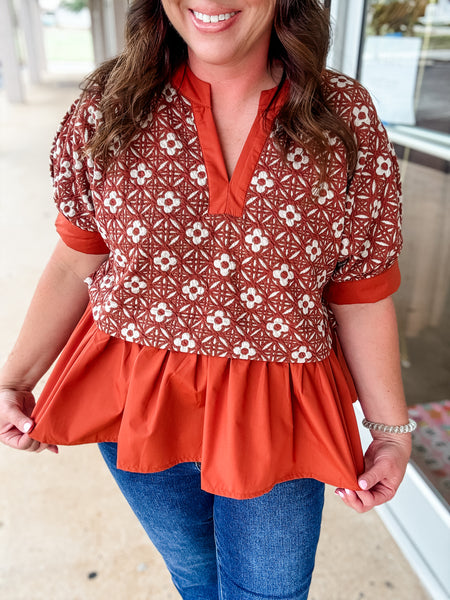 Autumn Bloom Top