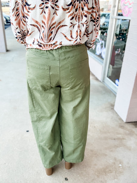 Olive Trail Pants