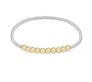 Enewton Beaded Bliss 2mm Bracelet: 4mm Mixed Metal