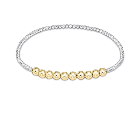 Enewton Beaded Bliss 2mm Bracelet: 4mm Mixed Metal