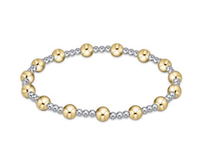 Enewton Classic Sincerity Pattern 5mm Bracelet: Mixed Metal