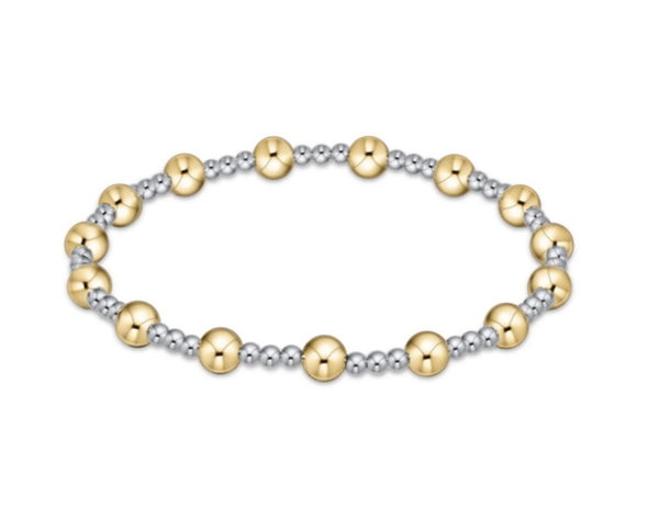 Enewton Classic Sincerity Pattern 5mm Bracelet: Mixed Metal