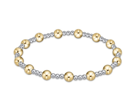Enewton Classic Sincerity Pattern 5mm Bracelet: Mixed Metal