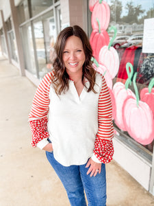Candy Stripe Cozy Pullover
