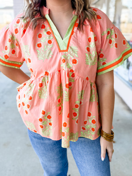 Peach Blossom Lane Dress