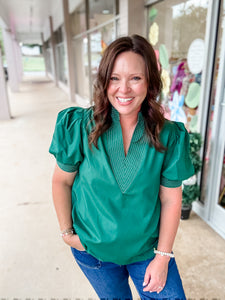 Emerald Green Blouse