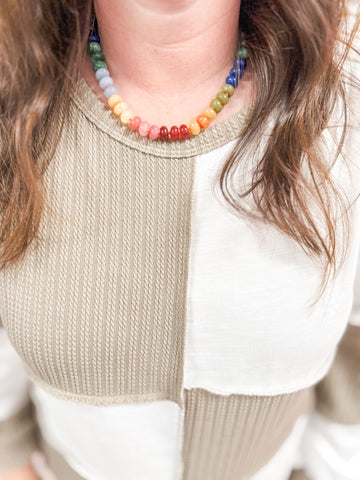 Dark Beaded Necklace